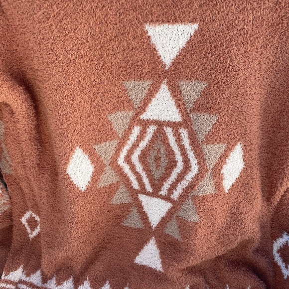 128 LAST 1! CLEARANCE Aztec soft cozy Western long sleeve orange boho cardigan - Picture 7 of 8